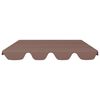vidaXL Toit de rechange de balan&ccedil;oire marron 150/130x105/70 cm