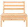 vidaXL Salon de jardin 4 pcs Bois de pin massif