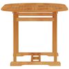 vidaXL Table de jardin 150x90x75 cm Bois de teck massif