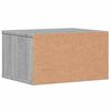 vidaXL Support d'imprimante sonoma gris 40x32x22,5cm bois d'ing&eacute;nierie