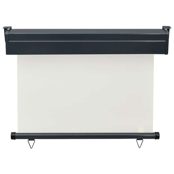 vidaXL Auvent latéral de balcon 105x250 cm Crème