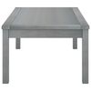 vidaXL Table basse 100x50x33 cm Gris Bois d'acacia solide