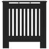vidaXL Cache-radiateur MDF Noir 78 cm