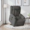 vidaXL Fauteuil inclinable de massage électrique gris foncé tissu