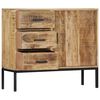 vidaXL Buffet 88x30x71 cm Bois de manguier massif