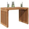 vidaXL Table d'appoint de jardin Marron 50 x 32.5 x 35 cm