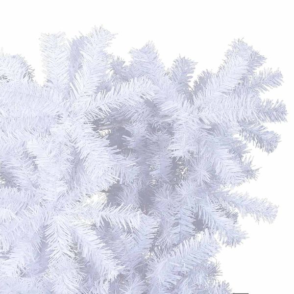 vidaXL Sapin de No&euml;l artificiel renvers&eacute; avec support Blanc 180 cm