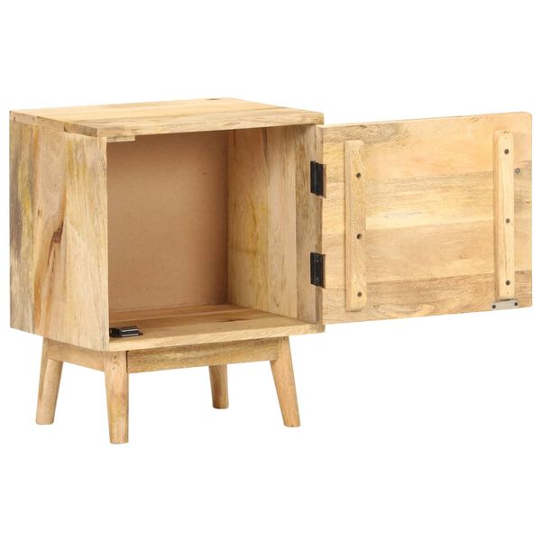 vidaXL Table de chevet 40x30x50 cm Bois de manguier massif