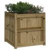 vidaXL Jardini&egrave;res 2 pcs bois de pin impr&eacute;gn&eacute;