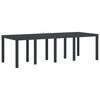 vidaXL Table de jardin pour repas Anthracite 250 x 100 x 73 cm