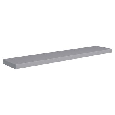 vidaXL Étagères murales flottantes 2 pcs gris 120x23,5x3,8 cm MDF