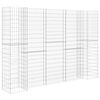 vidaXL Jardini&egrave;re &agrave; gabion en H Fil d'acier 260x40x200 cm