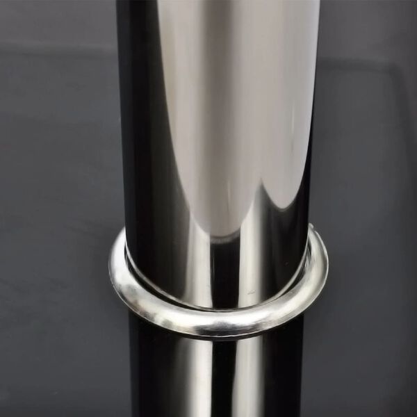 vidaXL Table basse avec 2 &eacute;tag&egrave;res Verre