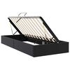 vidaXL Lit de Rangement avec matelas Noir 100 x 190 cm Faux cuir