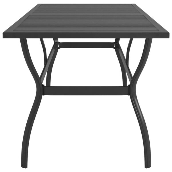 vidaXL Table de jardin Anthracite 190x80x72 cm Acier