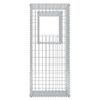 vidaXL Jardinière/Poteau de panier gabion 2 pcs Acier 50x50x120 cm