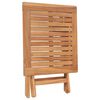 vidaXL Table pliable de jardin 45x45x45 cm Bois de teck solide