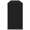 vidaXL &Eacute;tag&egrave;res cube murales 4 pcs Noir 80x15x26,5cm bois d'ing&eacute;nierie