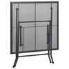 vidaXL Table pliable en maille 80x80x72 cm Acier Anthracite