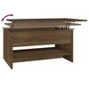 vidaXL Table basse Chêne marron 80x50x40 cm Bois d'ingénierie