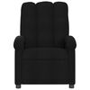 vidaXL Fauteuil inclinable de massage électrique noir tissu