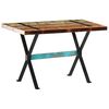 vidaXL Table à manger 120x60x76 cm Bois de récupération massif