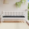 vidaXL Coussin de banc de jardin anthracite m&eacute;lang&eacute; 180x50x7 cm tissu
