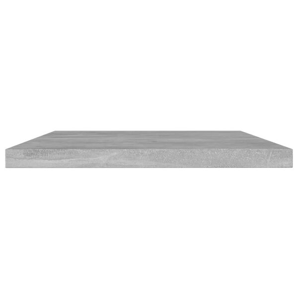 vidaXL Panneaux de biblioth&egrave;que 8 pcs Gris b&eacute;ton 60x10x1,5cm Agglom&eacute;r&eacute;