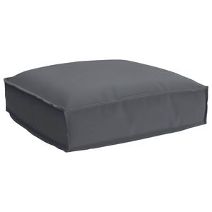 vidaXL Coussin Anthracite 50 x 50 x 12 cm Tissu Oxford