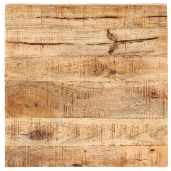 vidaXL Table de bistro Carrée 50x50x75 cm Bois de manguier brut