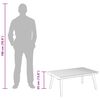 vidaXL Table basse de jardin 90x55x35 cm Bois solide d'acacia