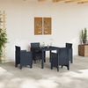 vidaXL Table de jardin pour repas Anthracite 100 x 100 x 73 cm