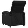 vidaXL Fauteuil inclinable &eacute;lectrique noir similicuir