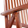 vidaXL Chaises pliables de jardin lot de 3 Bois d'acacia solide