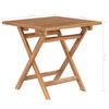 vidaXL Table pliable de jardin 45x45x45 cm Bois de teck solide