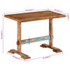vidaXL Table &agrave; manger 110x55x78 cm bois massif de r&eacute;cup&eacute;ration