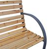 vidaXL Banc de jardin 112 cm Bois de sapin massif