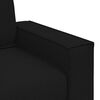 vidaXL Canapé Fauteuil Noir 60 cm Tissu