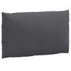 vidaXL Coussins de palette lot de 3 anthracite m&eacute;lang&eacute; tissu