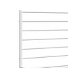 vidaXL Cadre de lit m&eacute;tal sans matelas et t&ecirc;te de lit blanc 135x190 cm