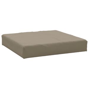 vidaXL Coussin de palette taupe 60x60x6 cm tissu oxford