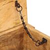 vidaXL Boîte de rangement 99x35x48 cm Bois de manguier solide