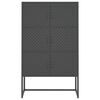 vidaXL Buffet haut Anthracite 80x35x135 cm Acier