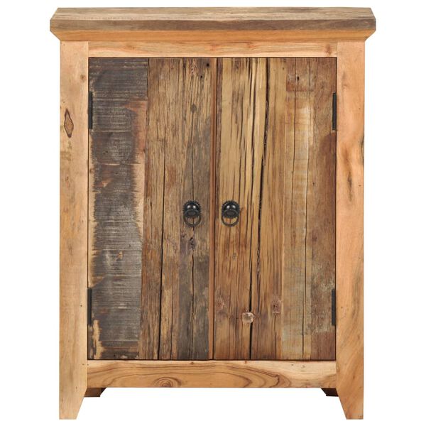 vidaXL Buffet 60x33x75 cm Bois d'acacia solide et bois de r&eacute;cup&eacute;ration