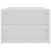 vidaXL Table basse blanc 100x60x42 cm bois d'ing&eacute;nierie