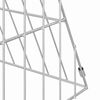 vidaXL Cage pour lapins Argent 650 x 55 x 55 cm Acier galvanis&eacute;