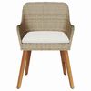 vidaXL Chaise de jardin 2 pcs Beige 55 x 62,5 x 82 cm polyrotin