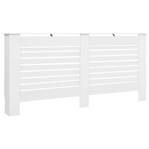 vidaXL Cache-radiateur Blanc 172x19x81,5 cm MDF