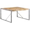 vidaXL Table à manger 140x140x75 cm Bois de manguier brut