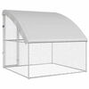 vidaXL Kennel pour Chiens Argent&eacute; 2 x 2 x 2 m Acier galvanis&eacute;
